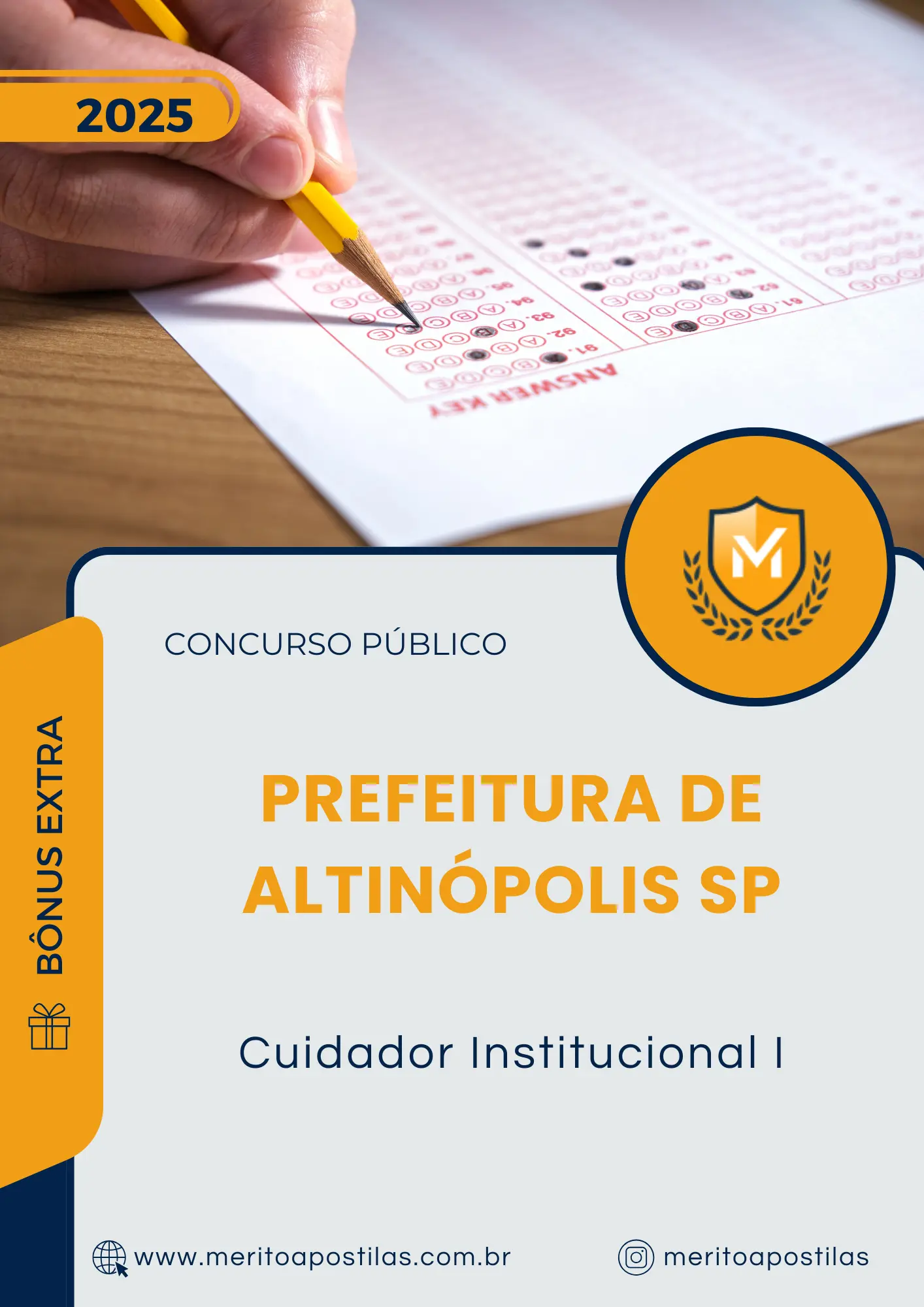 Apostila Cuidador Institucional I Prefeitura de Altinópolis SP 2025