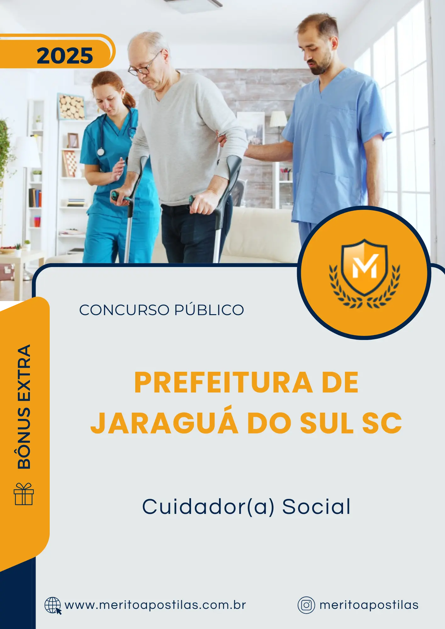 Apostila Cuidador Social Prefeitura de Jaraguá do Sul SC 2025