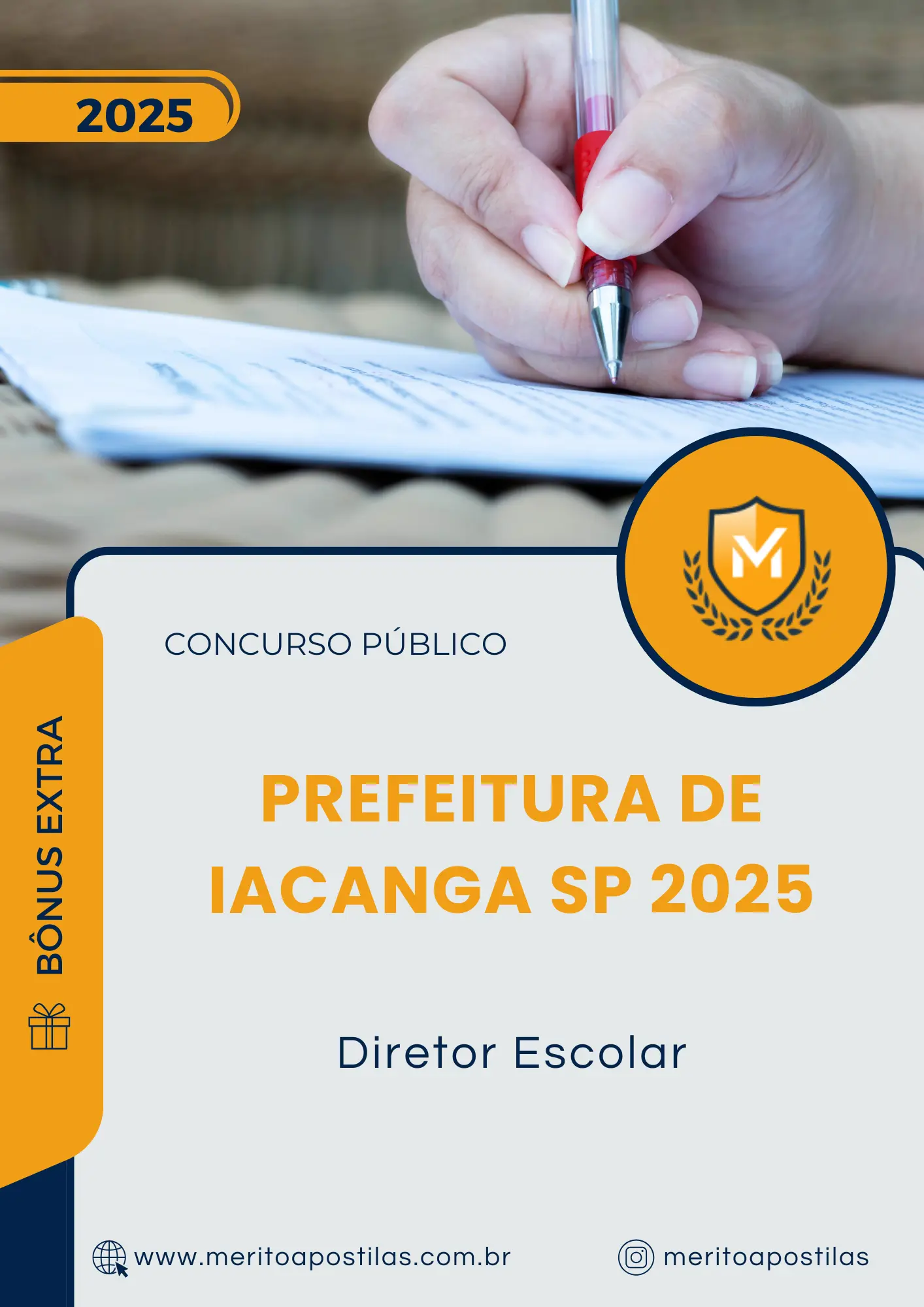 Apostila Diretor Escolar Prefeitura de Iacanga SP 2025
