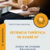 Apostila Diretor de Unidade Educacional Prefeitura de Estância Turística de Avaré SP 2025