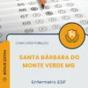 Apostila Enfermeiro ESF Prefeitura de Santa Bárbara do Monte Verde MG 2025