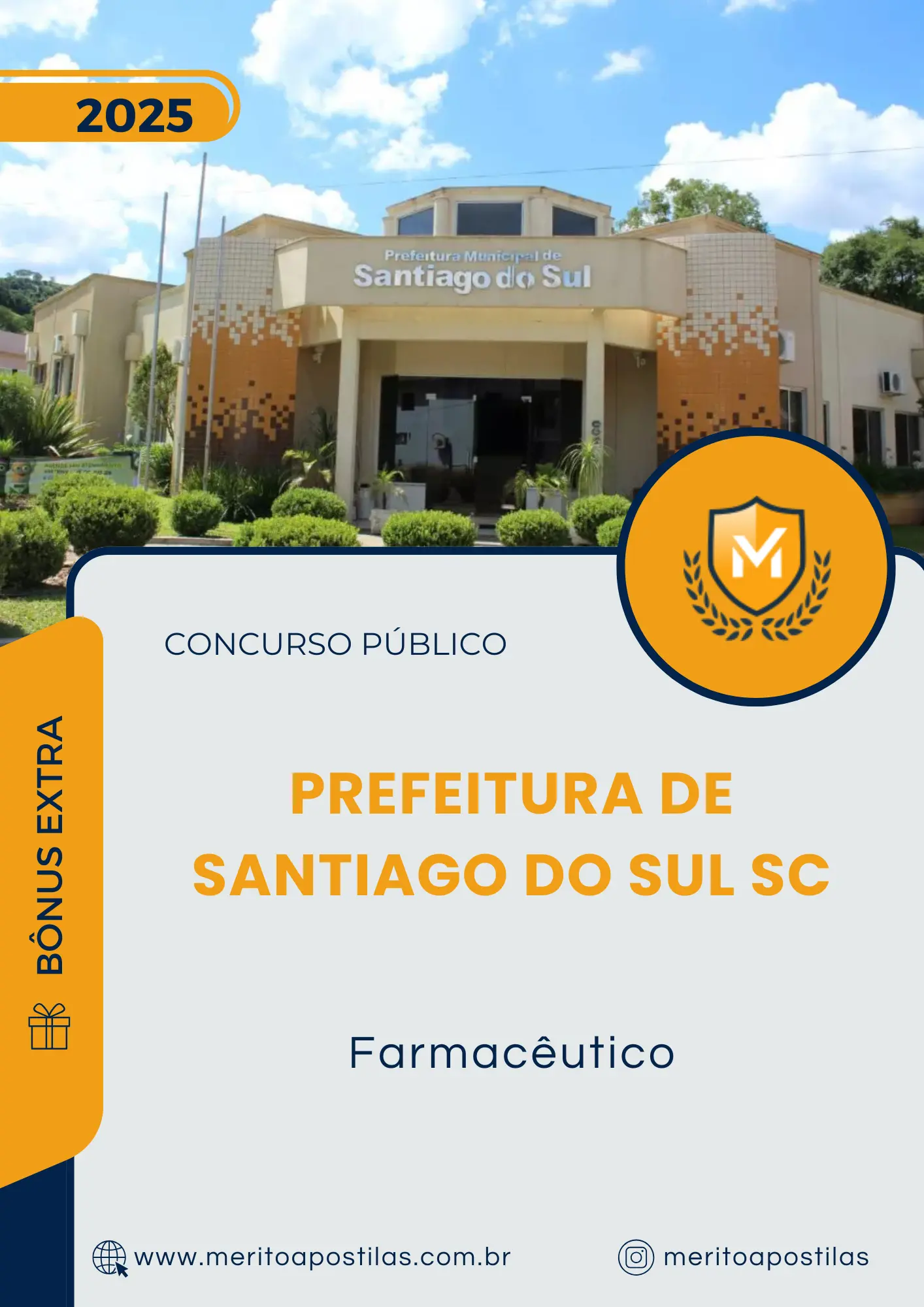 Apostila Farmacêutico Prefeitura de Santiago do Sul SC 2025