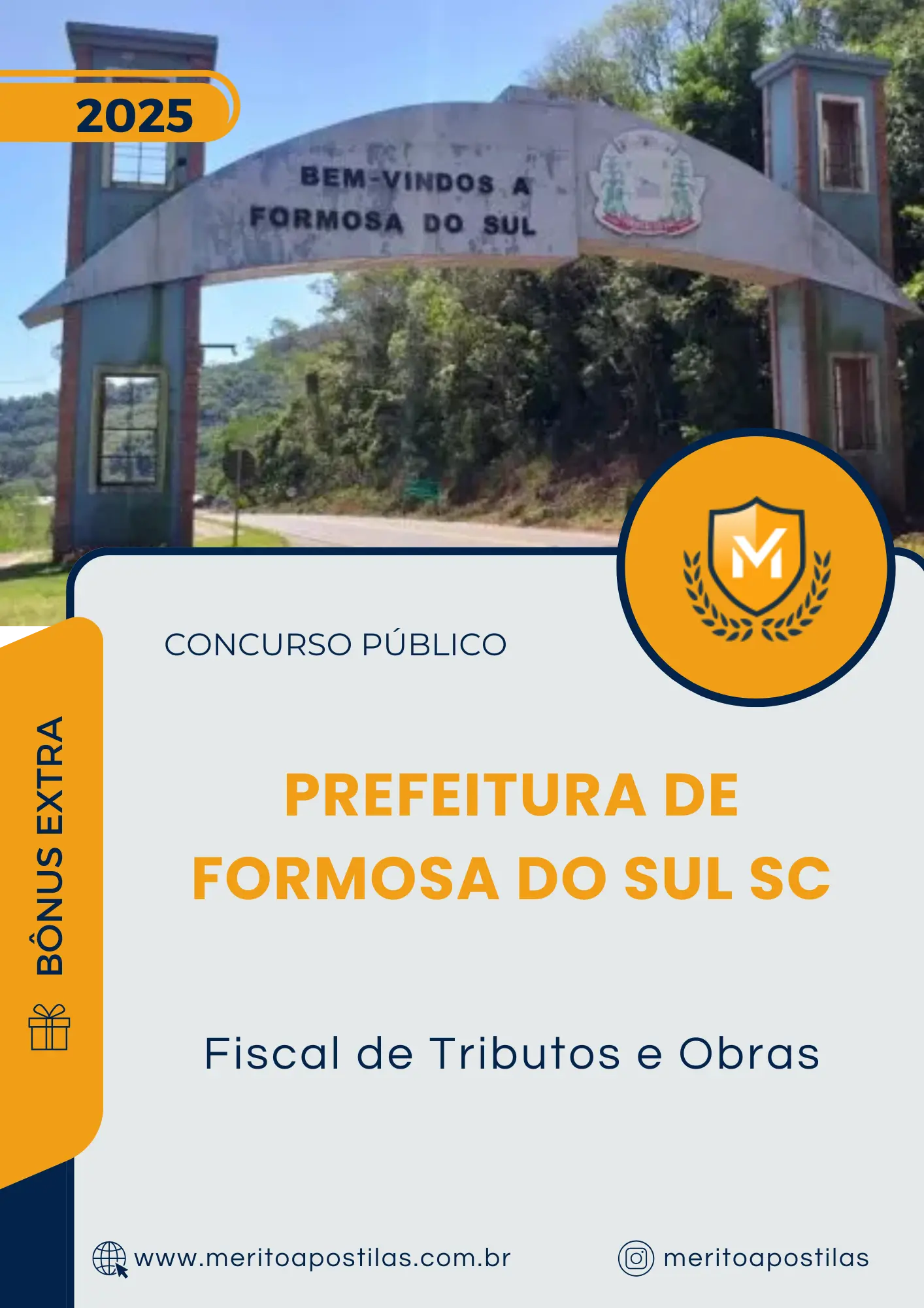 Apostila Fiscal de Tributos e Obras Prefeitura de Formosa do Sul SC 2025