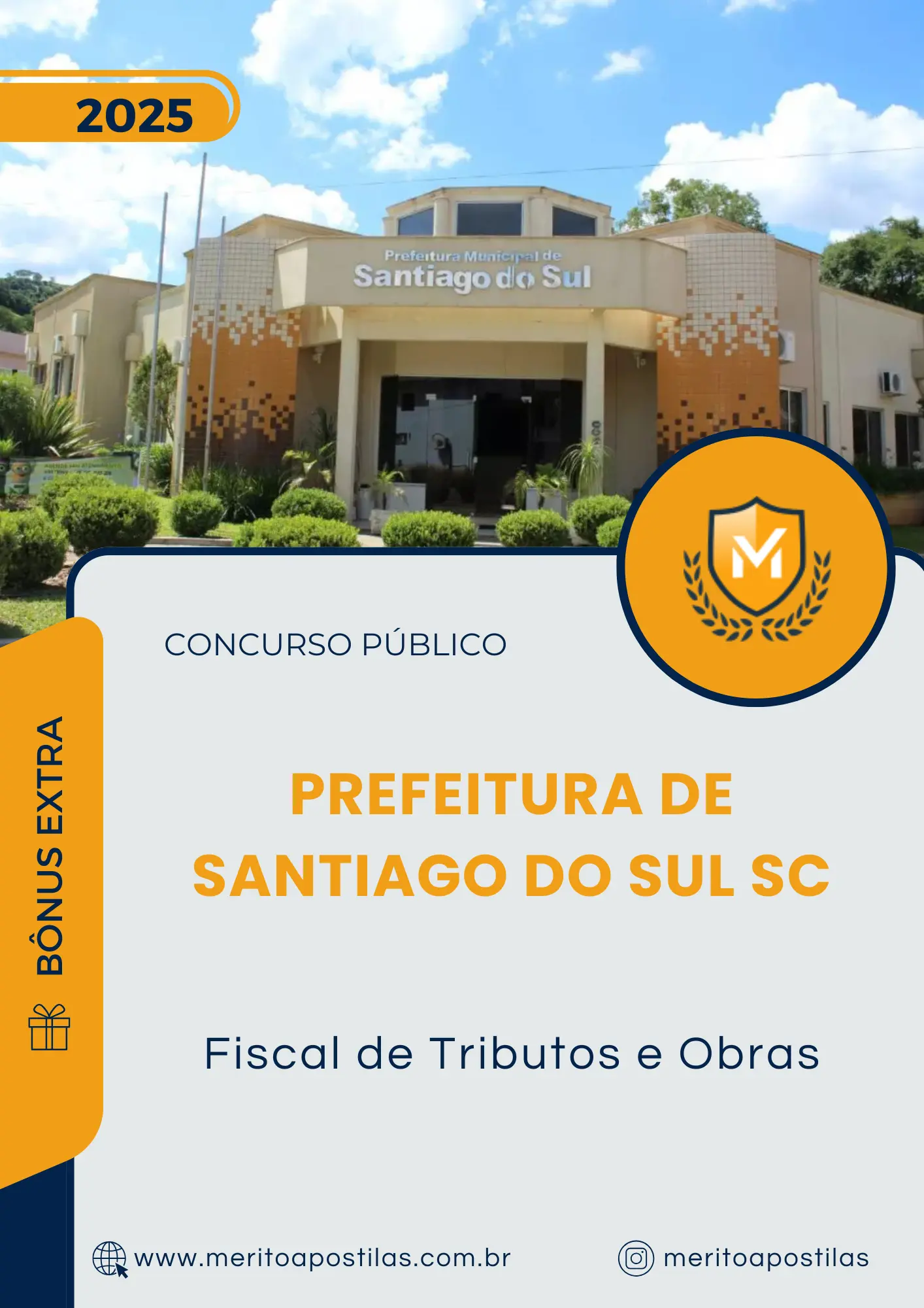 Apostila Fiscal de Tributos e Obras Prefeitura de Santiago do Sul SC 2025