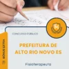 Apostila Fisioterapeuta Prefeitura de Alto Rio Novo ES 2025