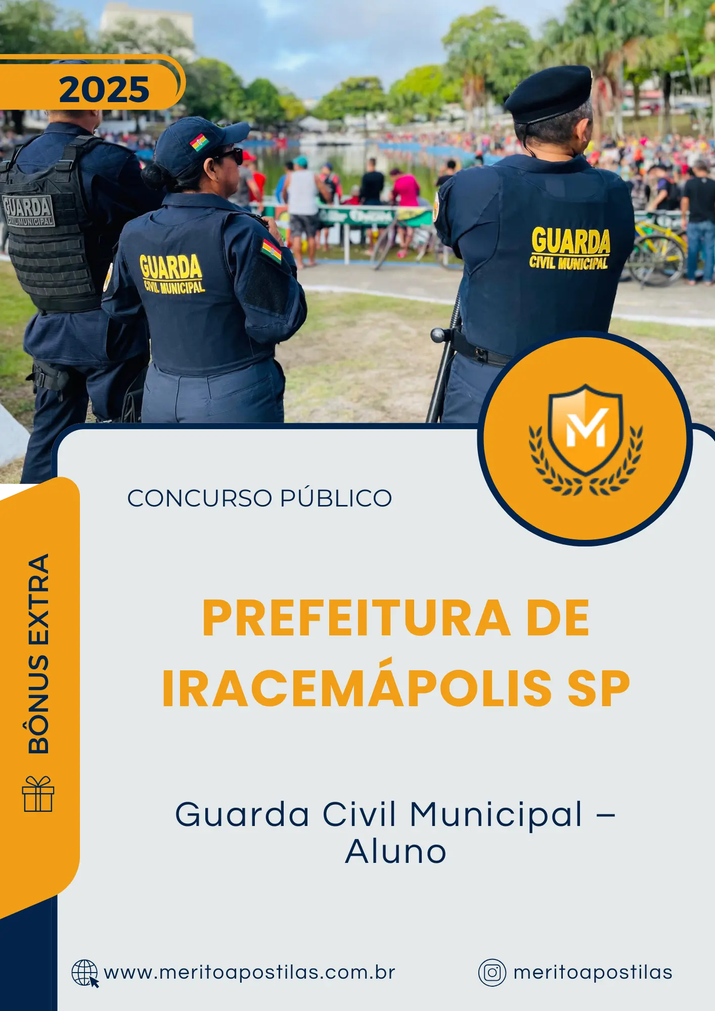 Apostila Guarda Civil Municipal Aluno Prefeitura de Iracemápolis SP 2025