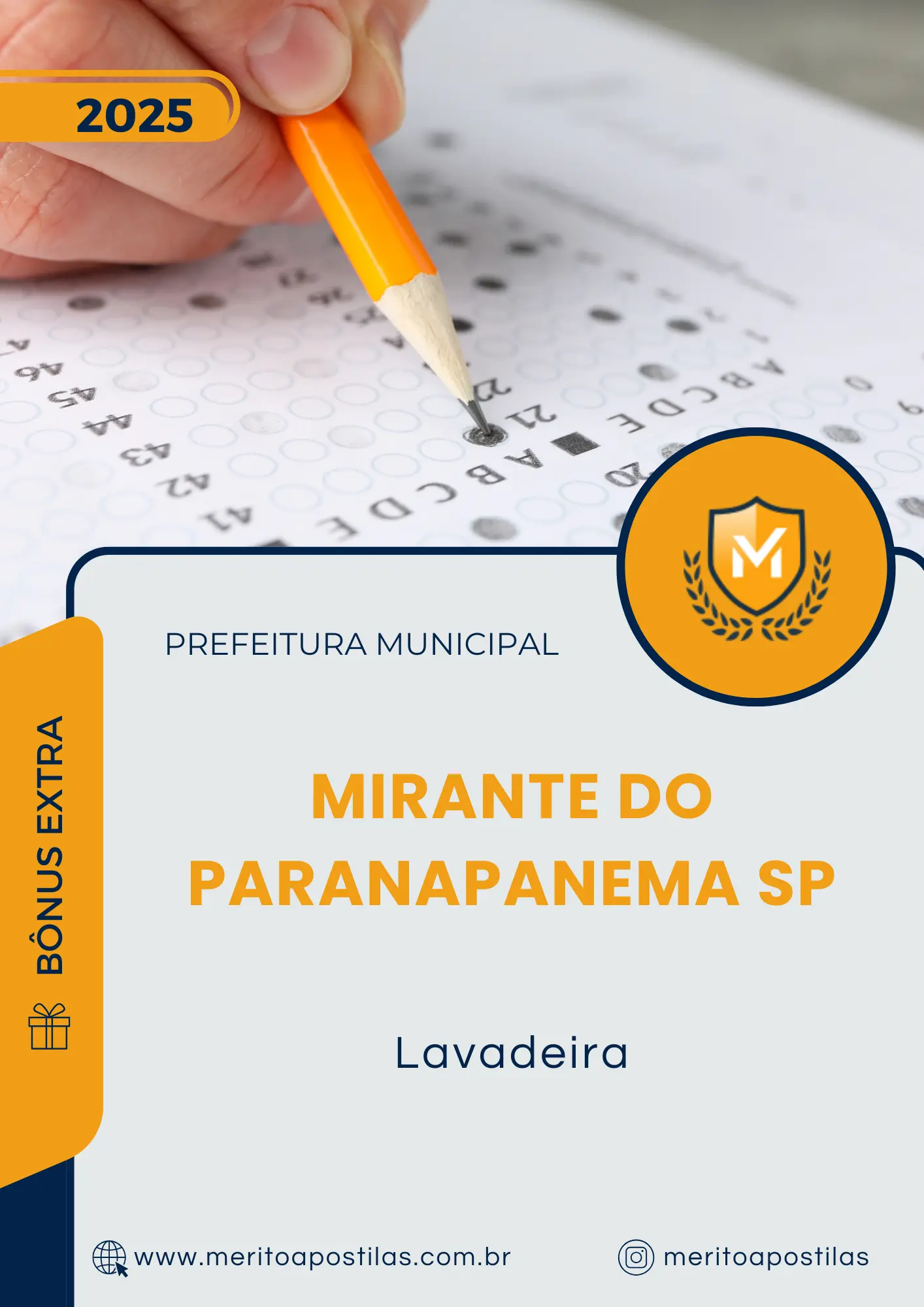Apostila Lavadeira Prefeitura de Mirante do Paranapanema SP 2025