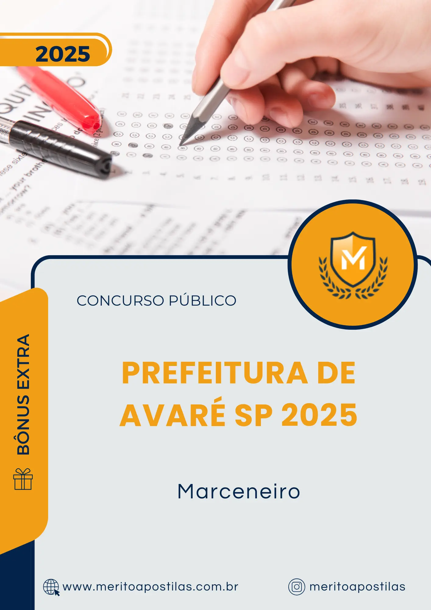 Apostila Marceneiro Prefeitura de Avaré SP 2025