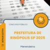 Apostila Merendeira Prefeitura de Rinópolis SP 2025