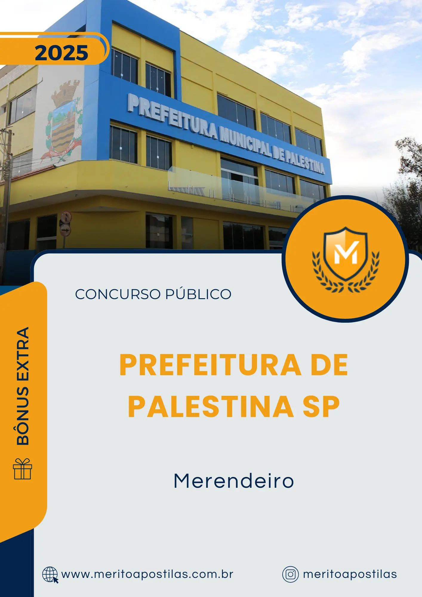 Apostila Merendeiro Prefeitura de Palestina SP 2025