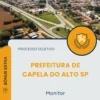 Apostila Monitor Prefeitura de Capela do Alto SP 2025
