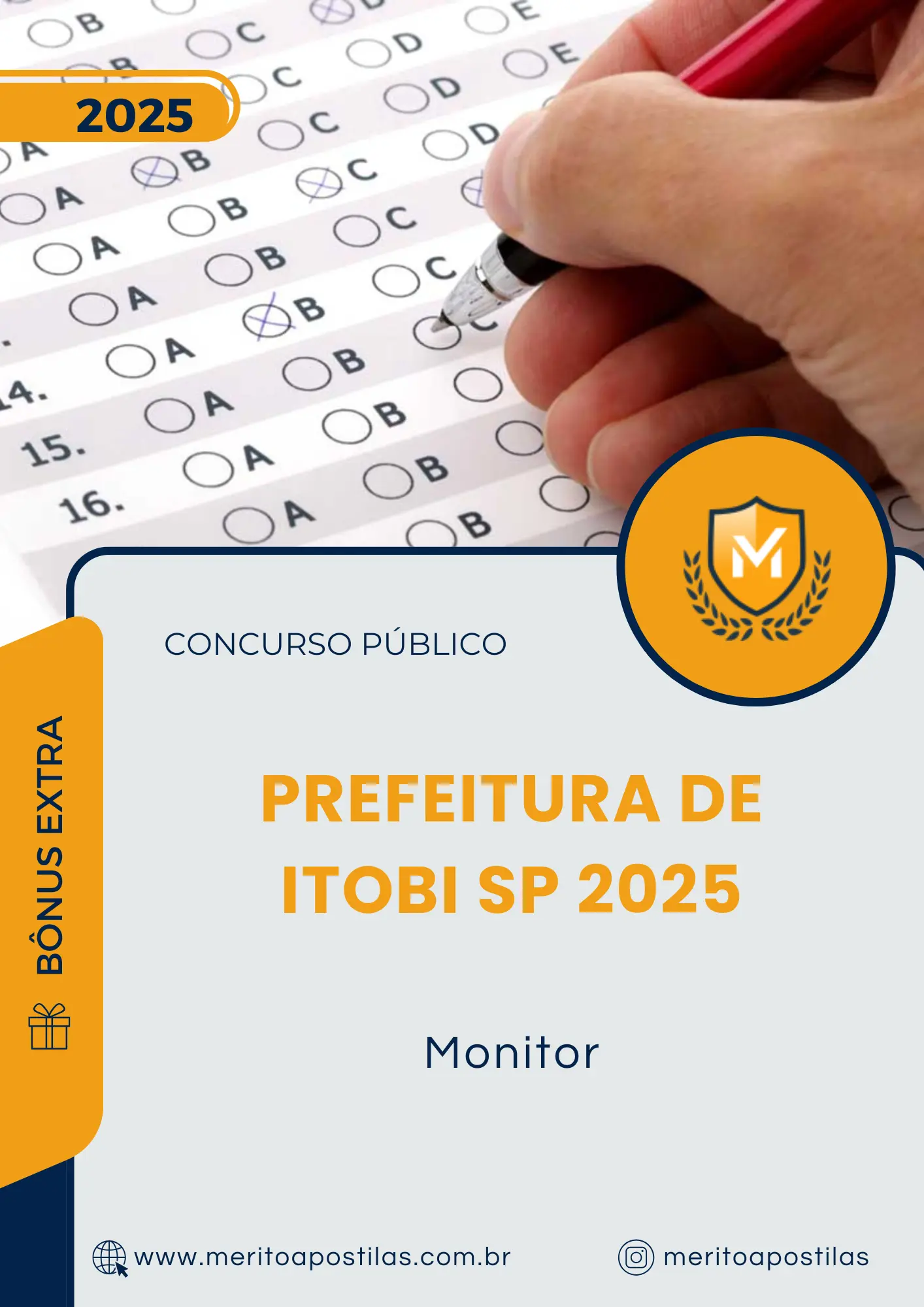 Apostila Monitor Prefeitura de Itobi SP 2025