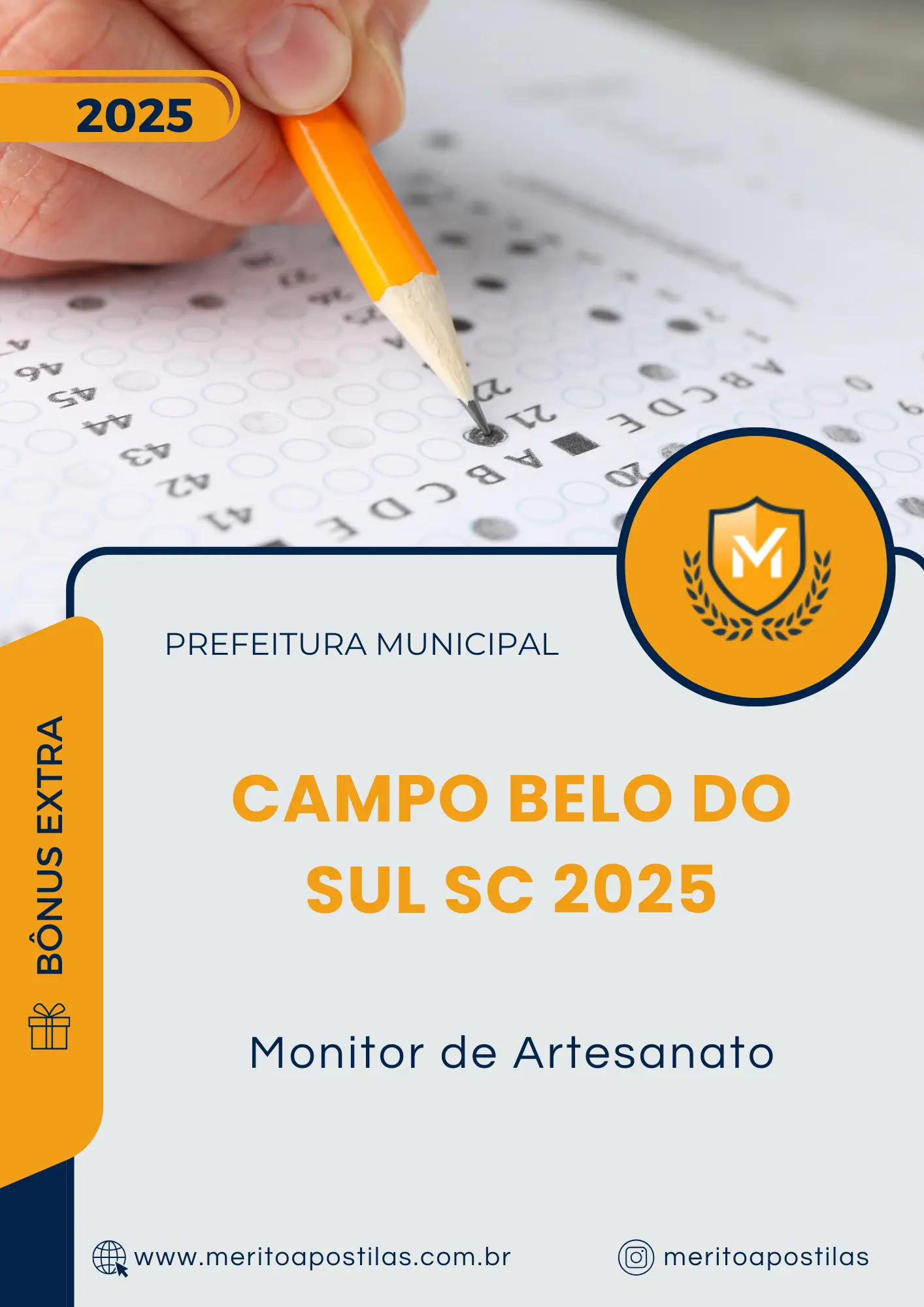Apostila Monitor de Artesanato Prefeitura de Campo Belo do Sul SC 2025