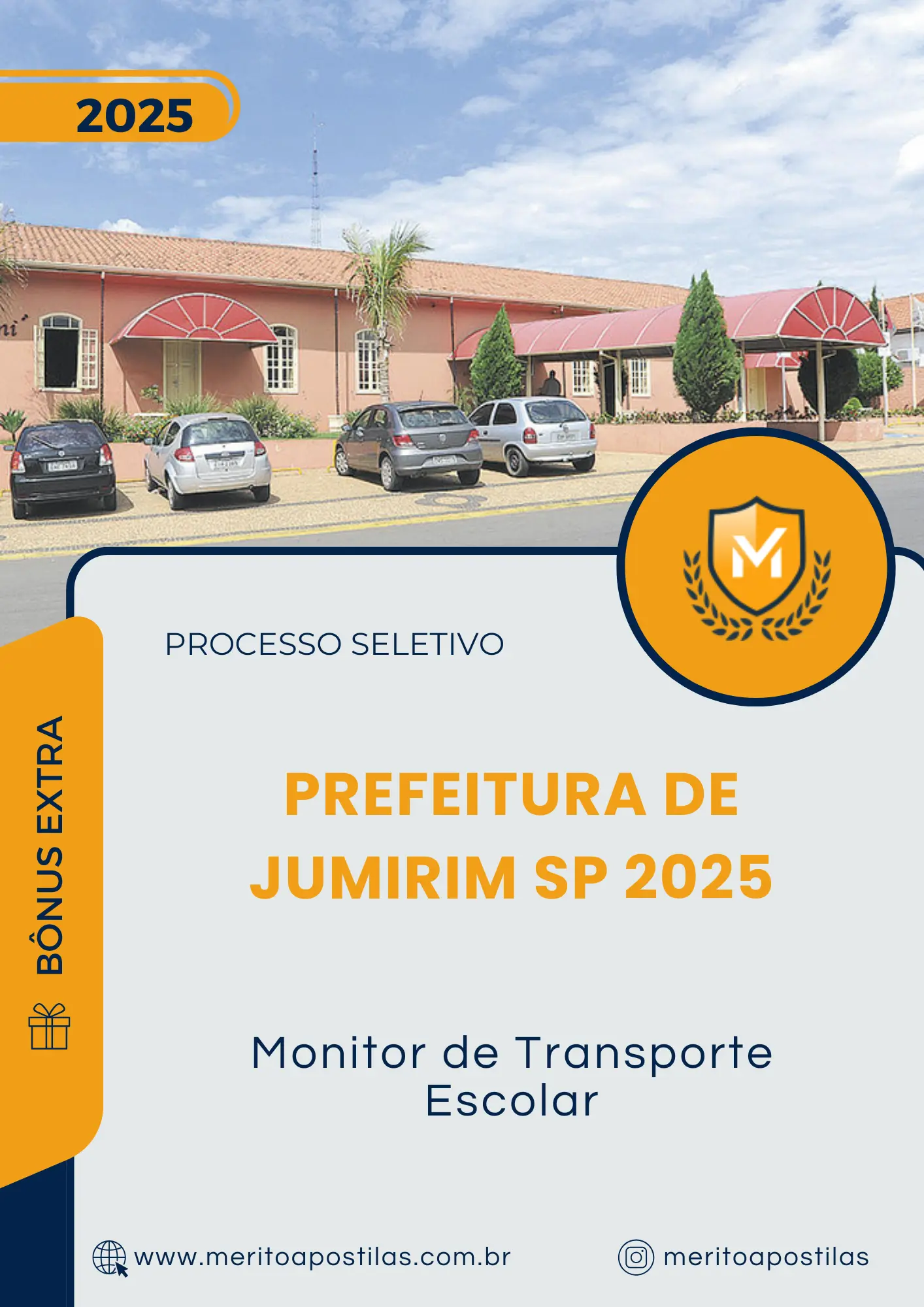 Apostila Monitor de Transporte Escolar Prefeitura de Jumirim SP 2025