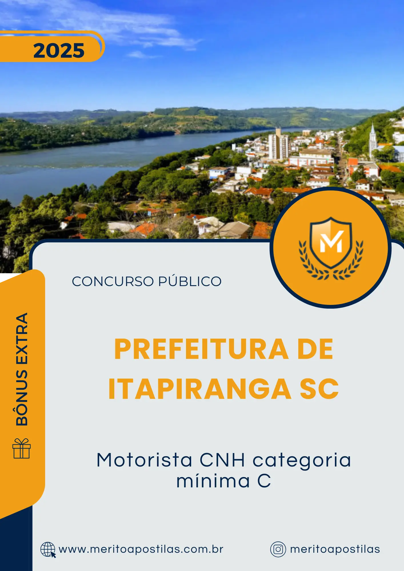 Apostila Motorista CNH categoria mínima C Prefeitura de Itapiranga SC 2025