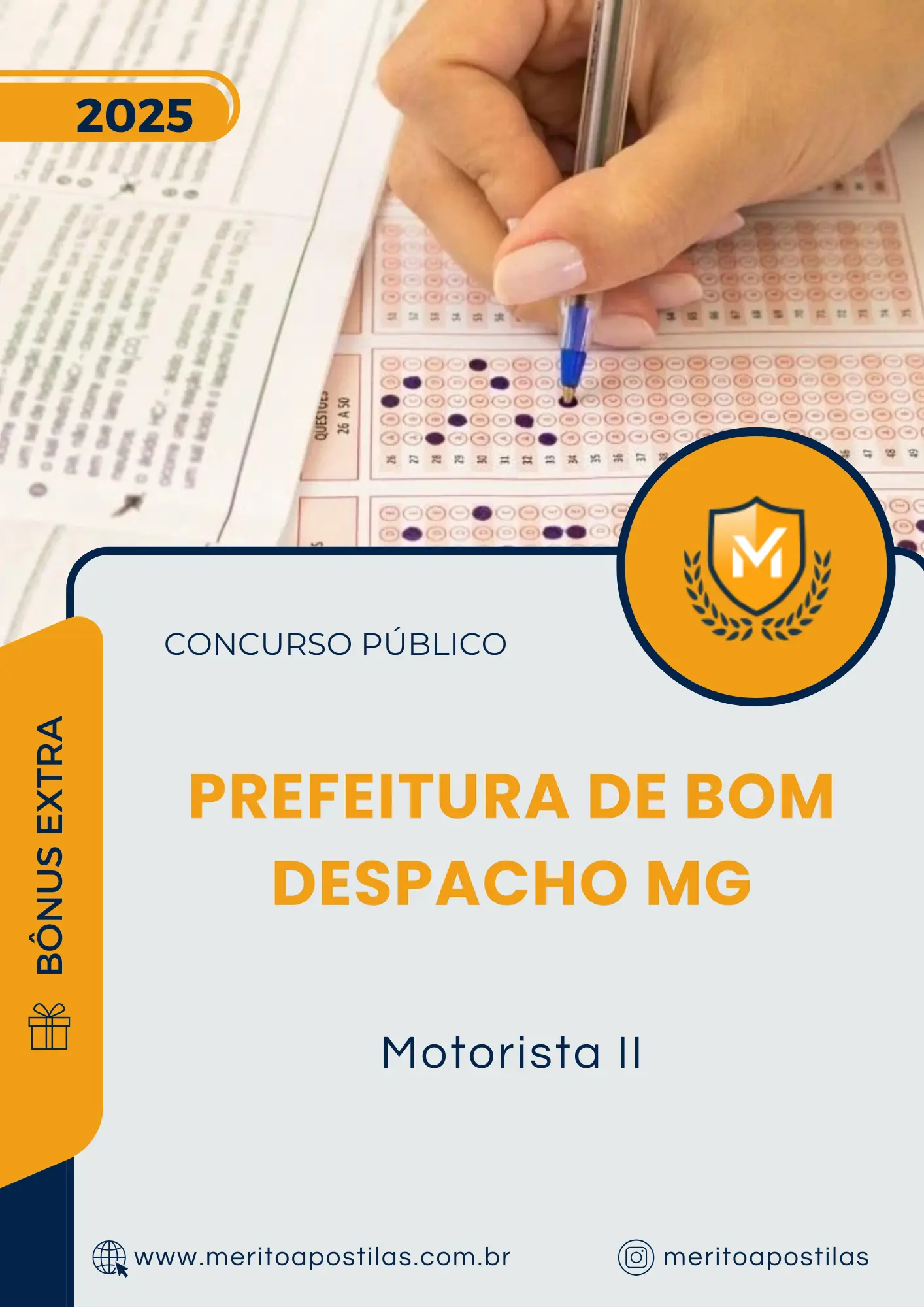 Apostila Motorista II Prefeitura de Bom Despacho MG 2025