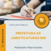 Apostila Motorista Plantonista Prefeitura de Jaboticatubas MG 2025