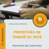 Apostila Motorista de Caminhão Prefeitura de Iomerê SC 2025