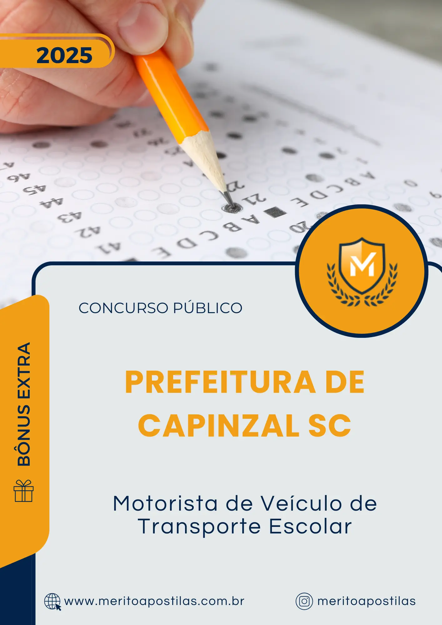 Apostila Motorista de Veículo de Transporte Escolar Prefeitura de Capinzal SC 2025