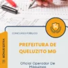 Apostila Oficial Operador De Máquinas Prefeitura de Queluzito MG 2025