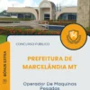Apostila Operador De Maquinas Pesadas Prefeitura de Marcelândia MT 2025
