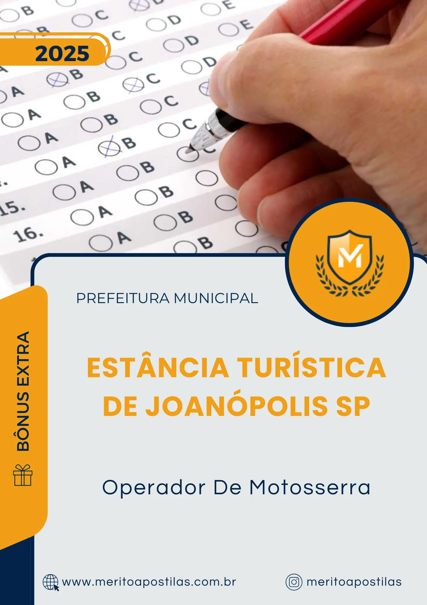Apostila Operador De Motosserra Prefeitura da Estância Turística de Joanópolis SP 2025