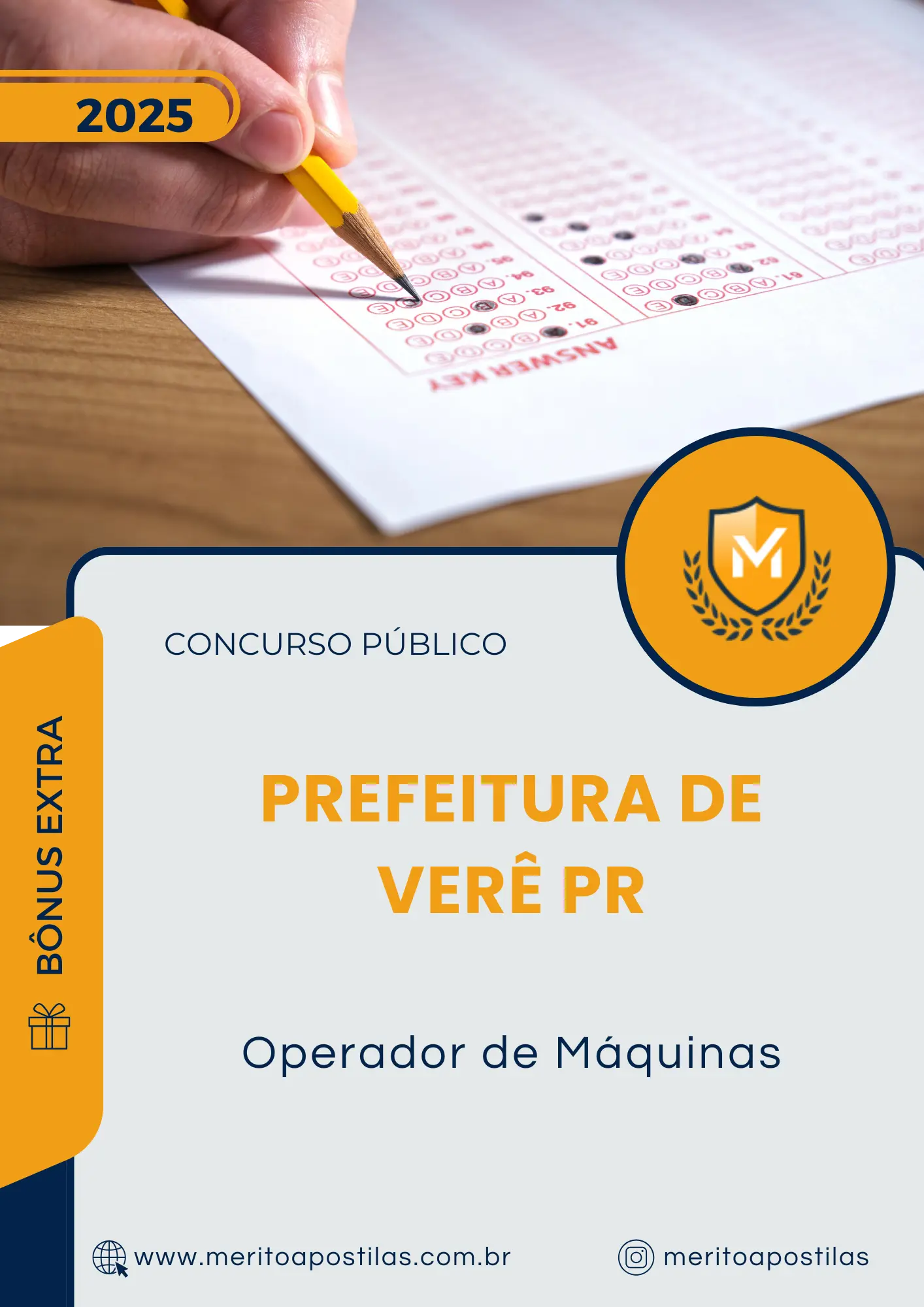 Apostila Operador de Máquinas Prefeitura de Verê PR 2025