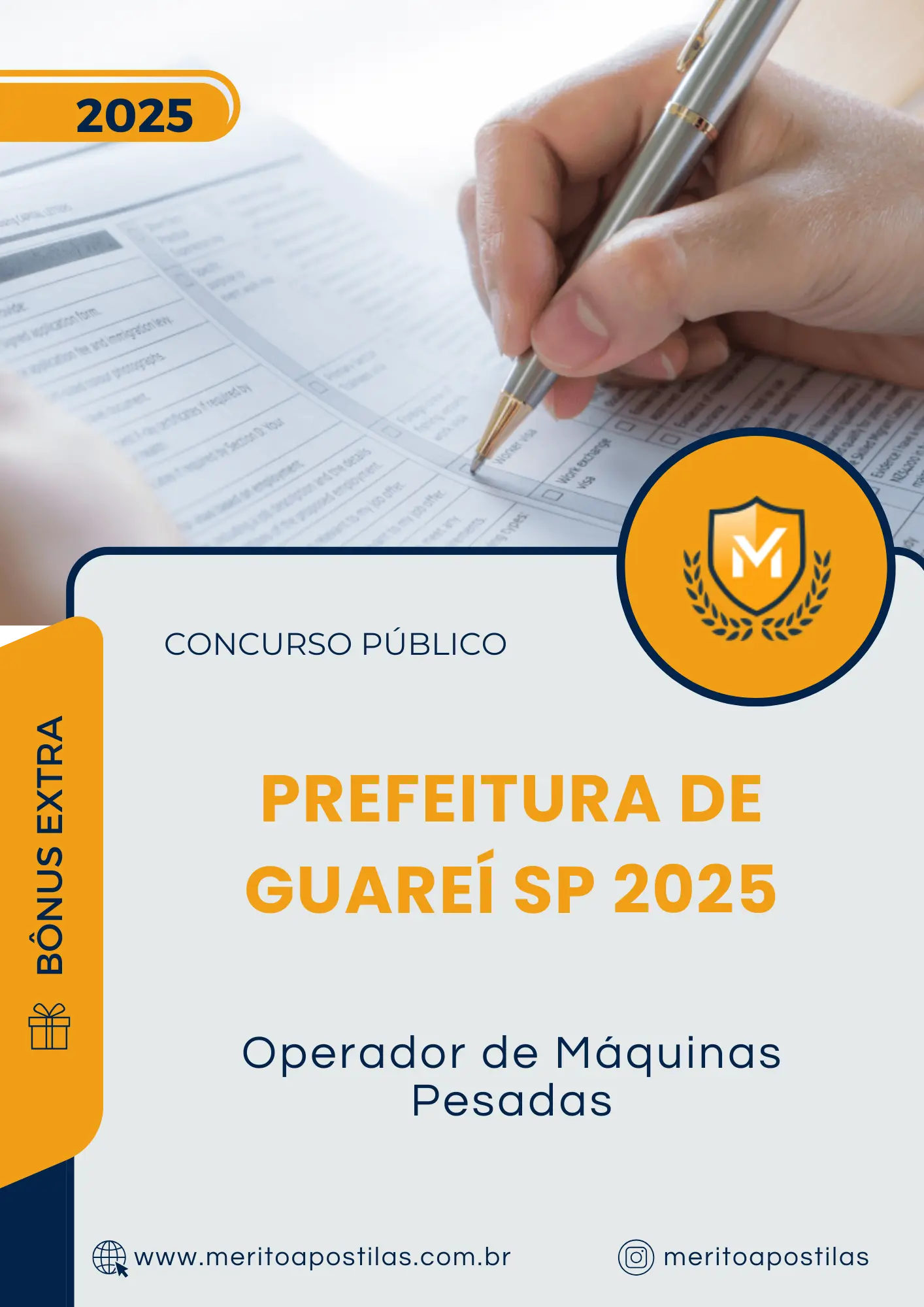 Apostila Operador de Máquinas Pesadas Prefeitura de Guareí SP 2025