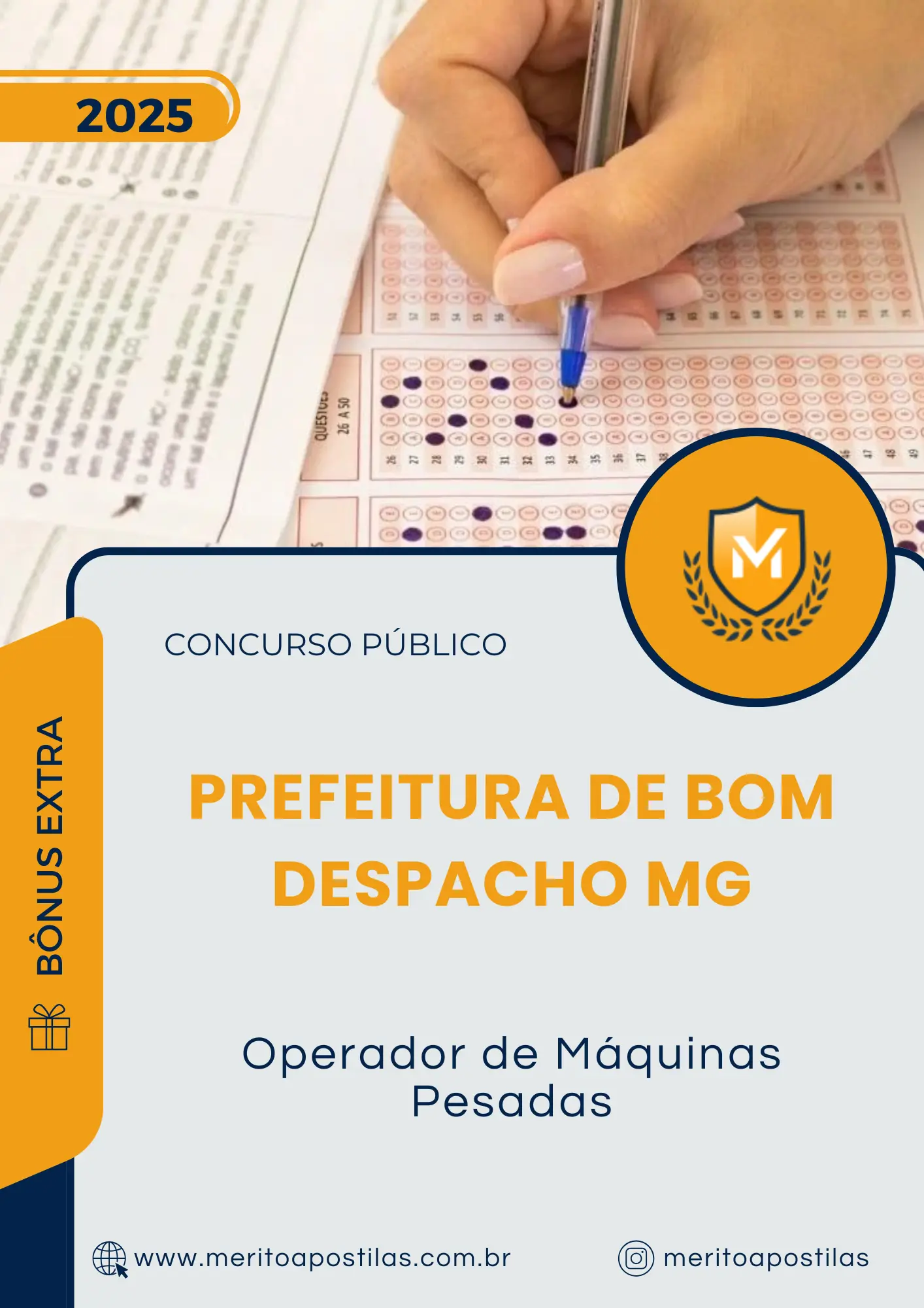 Apostila Operador de Máquinas Pesadas Prefeitura de Bom Despacho MG 2025