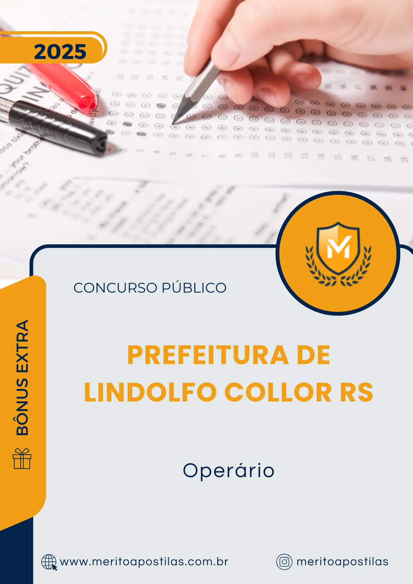 Apostila Operário Prefeitura de Lindolfo Collor RS 2025