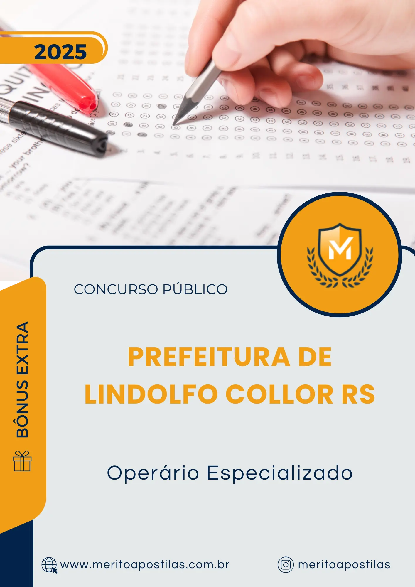 Apostila Operário Especializado Prefeitura de Lindolfo Collor RS 2025