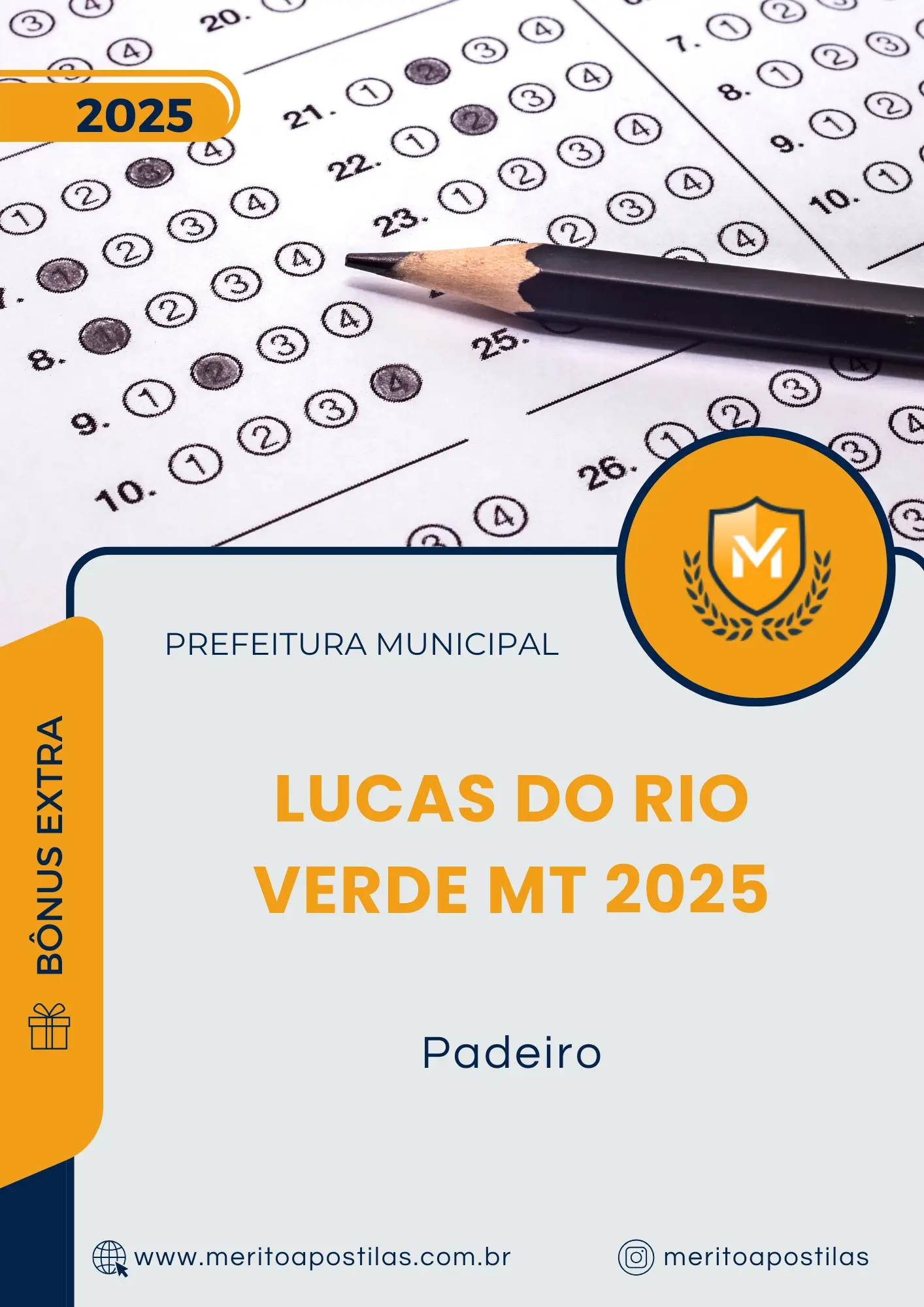 Apostila Padeiro Prefeitura de Lucas do Rio Verde MT 2025