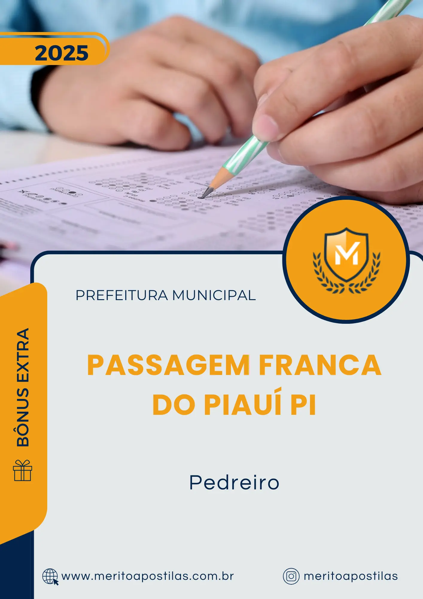 Apostila Pedreiro Prefeitura de Passagem Franca do Piauí PI 2025