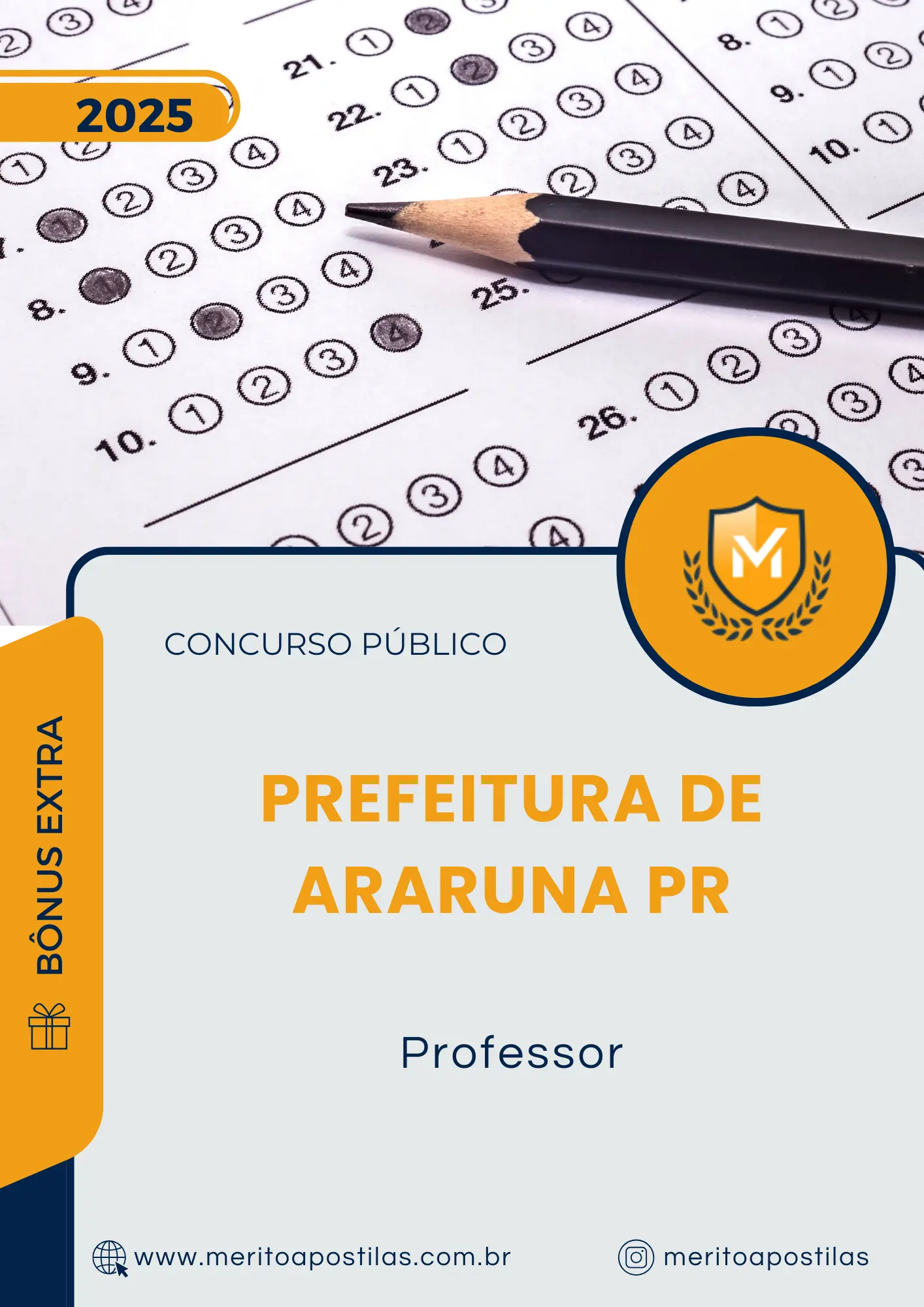 Apostila Professor Prefeitura de Araruna PR 2025