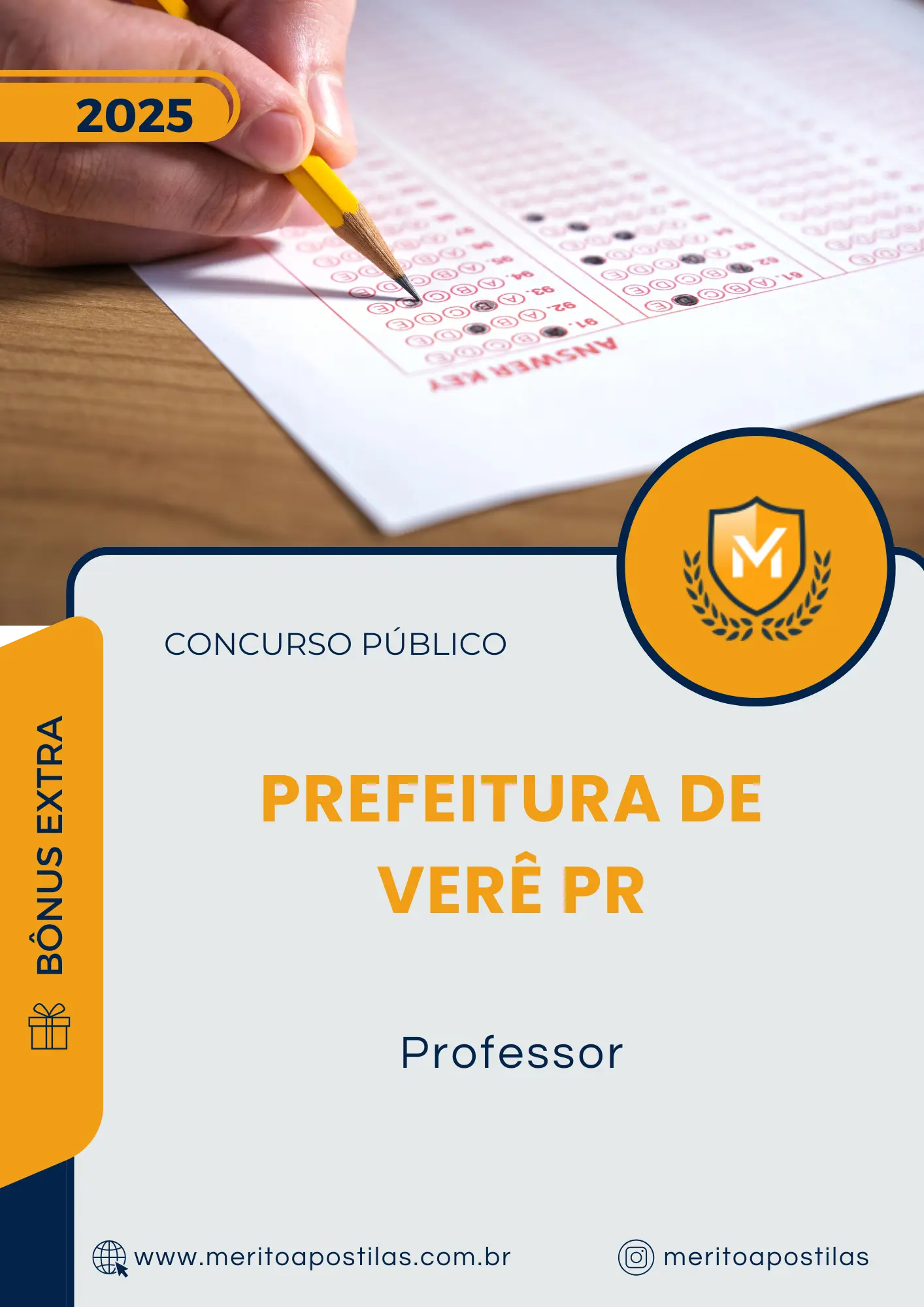 Apostila Professor Prefeitura de Verê PR 2025