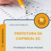 Apostila Professor Anos Iniciais Prefeitura de Capinzal SC 2025
