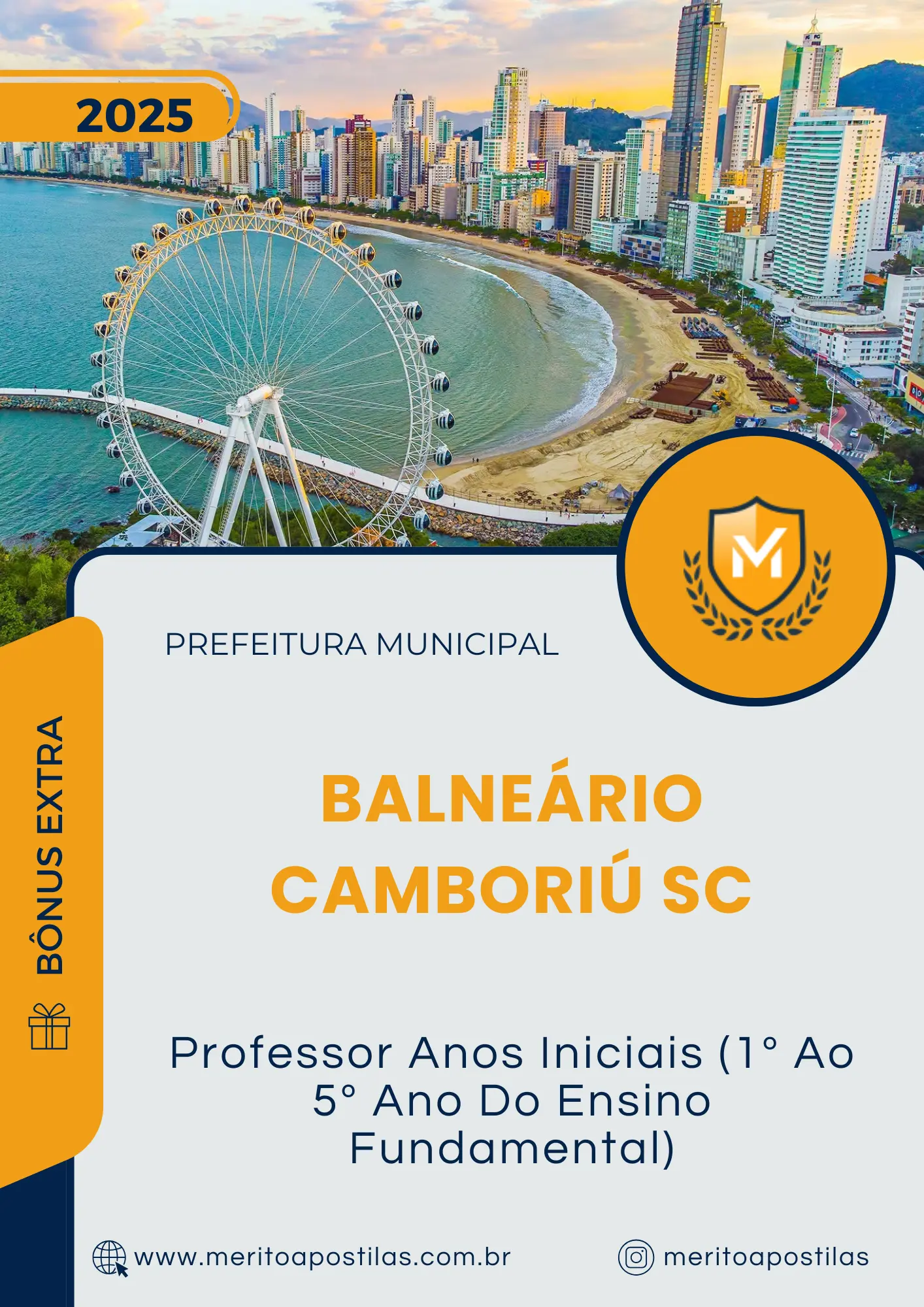 Apostila Professor Anos Iniciais 1 Ao 5 Ano Do Ensino Fundamental Prefeitura de Balneário Camboriú SC 2025