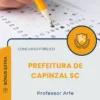 Apostila Professor Arte Prefeitura de Capinzal SC 2025