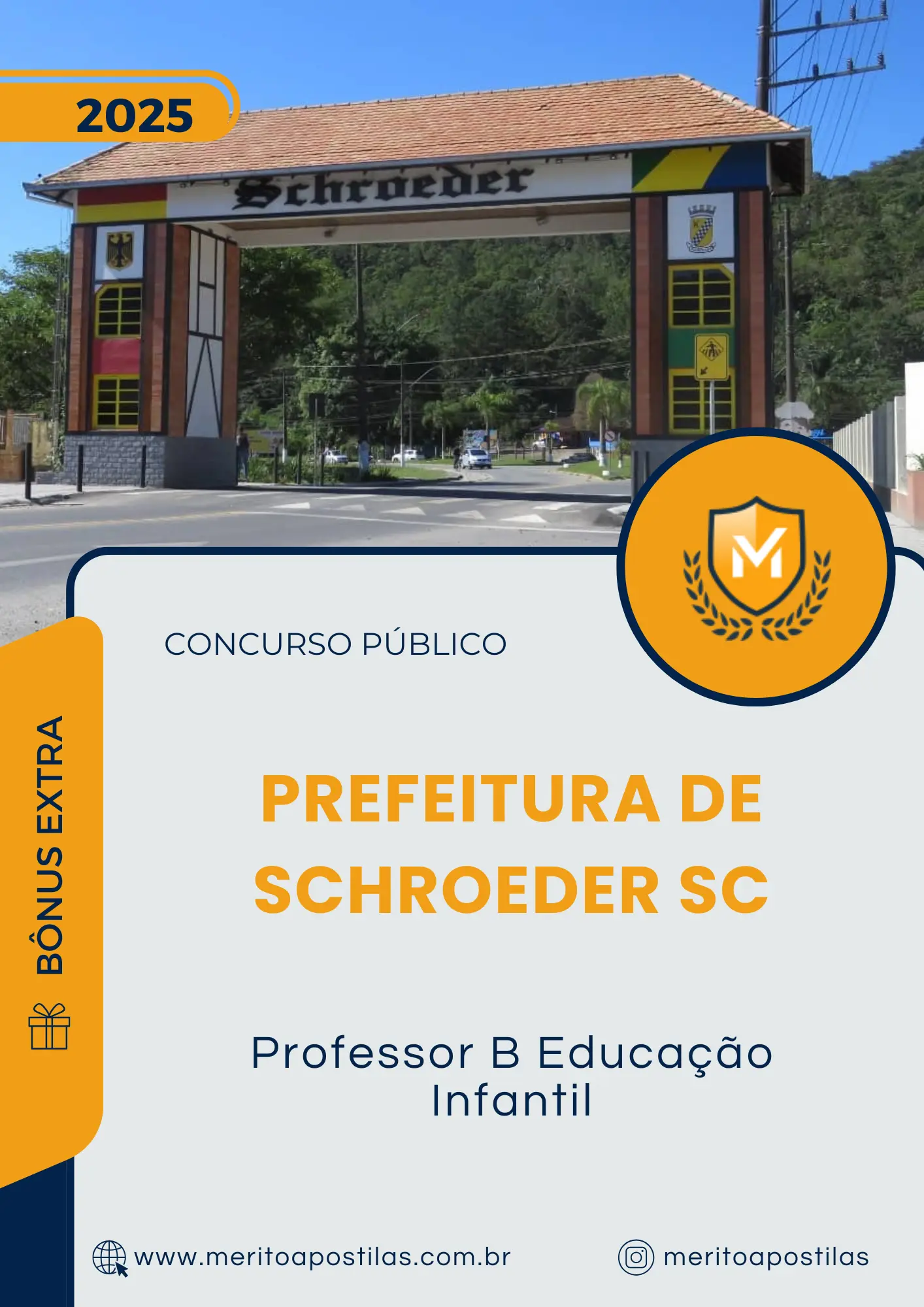 Apostila Professor B Educação Infantil Prefeitura de Schroeder SC 2025