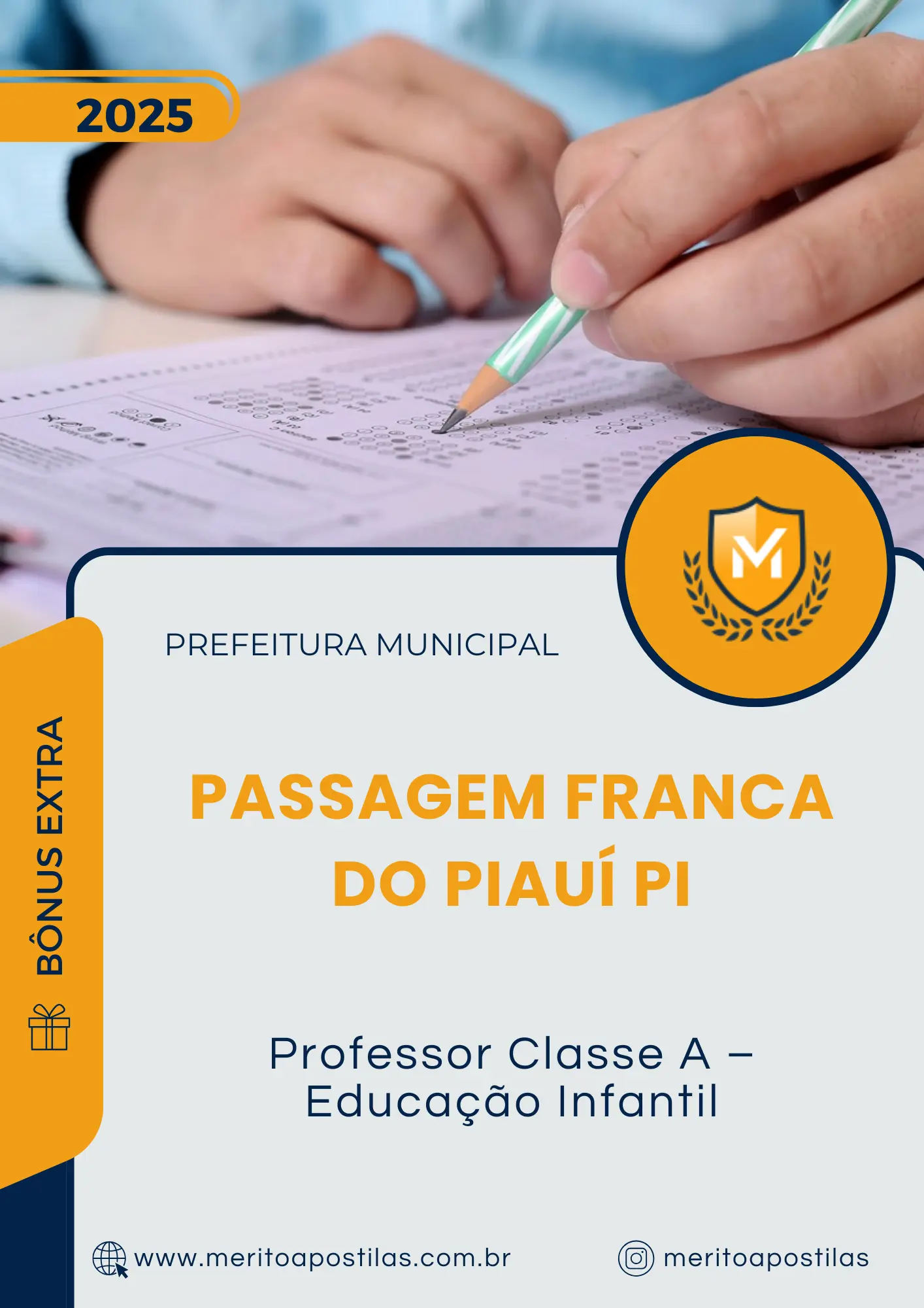Apostila Professor Classe A Educação Infantil Prefeitura de Passagem Franca do Piauí PI 2025