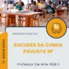 Apostila Professor De Arte PEB II Prefeitura de Euclides da Cunha Paulista SP 2025