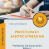 Apostila Professor De Educação Básica Prefeitura de Jaboticatubas MG 2025