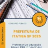 Apostila Professor De Educação Básica PEB I 1 Ao 5 Ano Prefeitura de Itatiba SP 2025