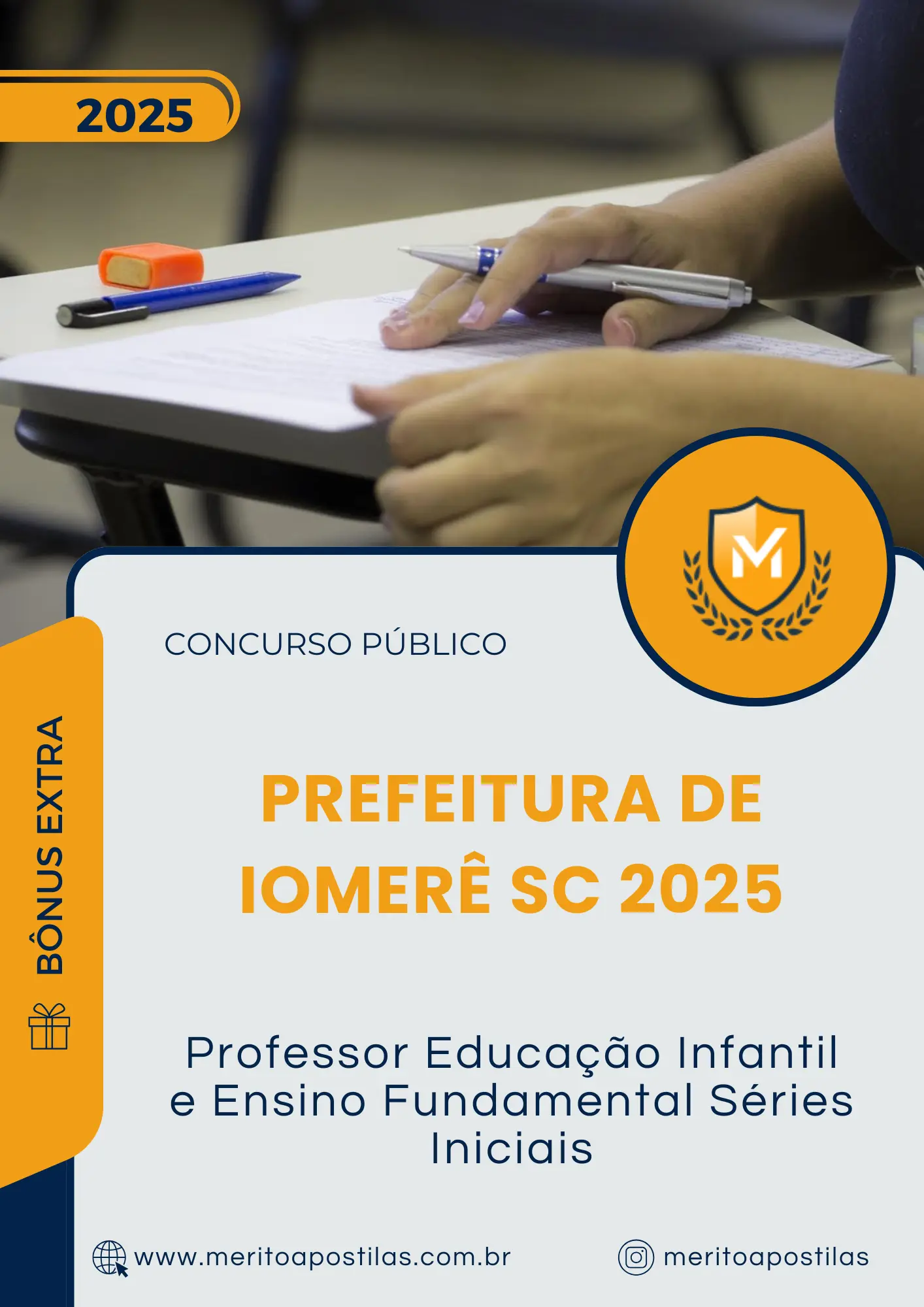Apostila Professor Educação Infantil e Ensino Fundamental Séries Iniciais Prefeitura de Iomerê SC 2025
