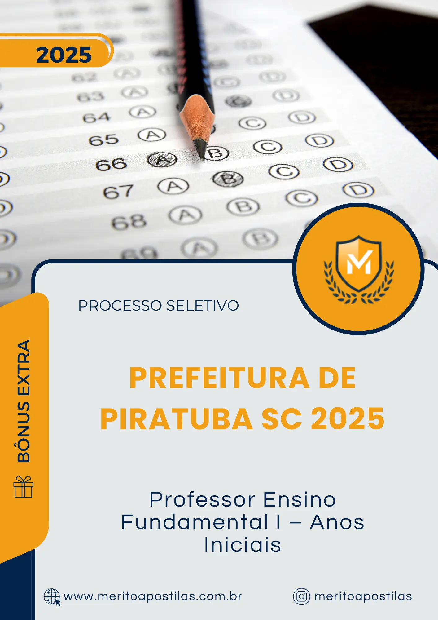 Apostila Professor Ensino Fundamental I Anos Iniciais Prefeitura de Piratuba SC 2025