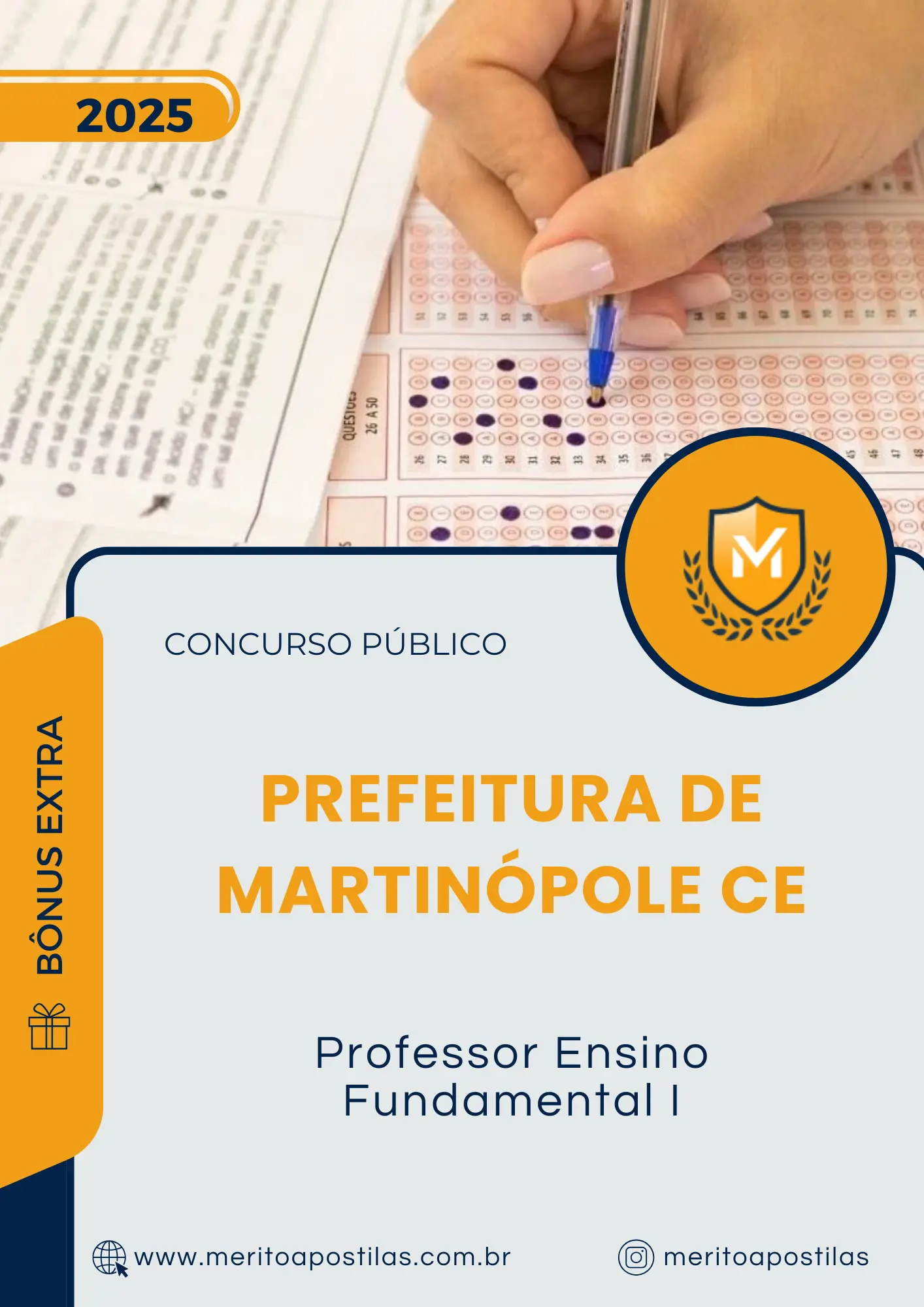 Apostila Professor Ensino Fundamental I Prefeitura de Martinópole CE 2025