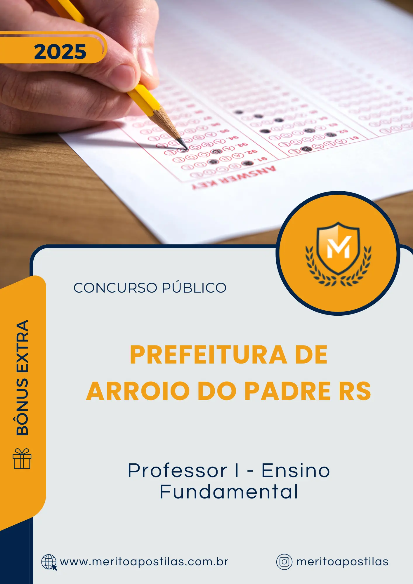 Apostila Professor I Ensino Fundamental Prefeitura de Arroio do Padre RS 2025