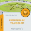 Apostila Professor I a IV Prefeitura de Vila Rica MT 2025