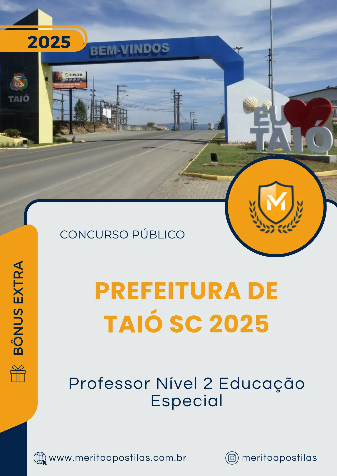 Apostila Professor Nível 2 Educação Especial Prefeitura de Taió SC 2025