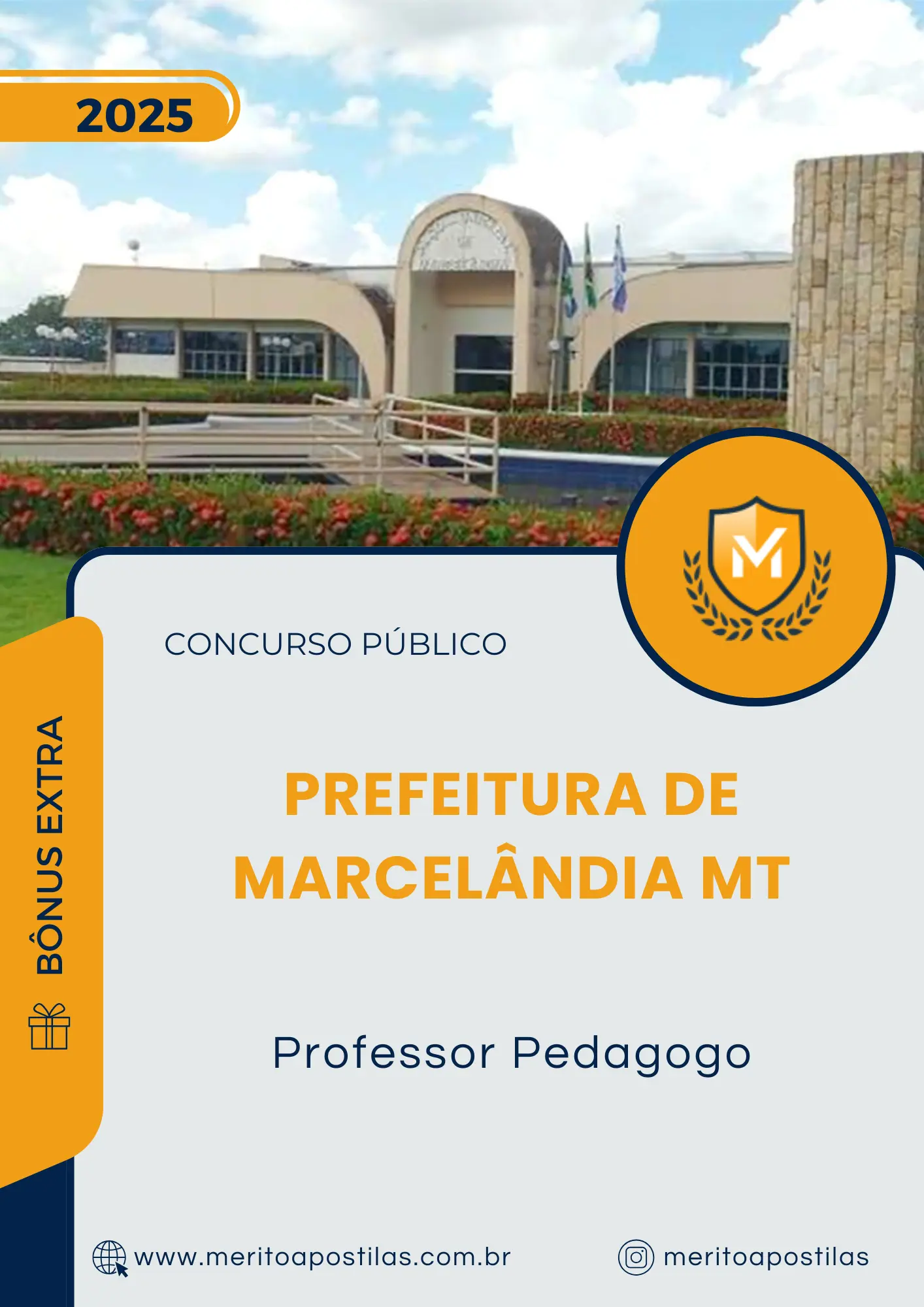 Apostila Professor Pedagogo Prefeitura de Marcelândia MT 2025